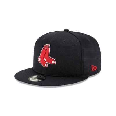 Blue Boston Red Sox Hat - New Era MLB Clubhouse Collection 9FIFTY Snapback Caps USA3241065